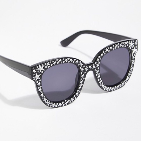 Stargazer SUNGLASSES Sunnies Star Stud Cateye NEW - Picture 2 of 6